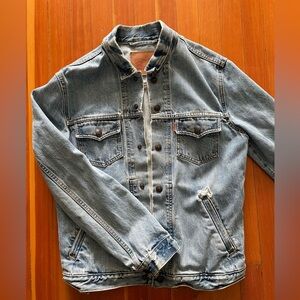 Levi’s Denim Trucker Jacket Men’s S Orange Tag